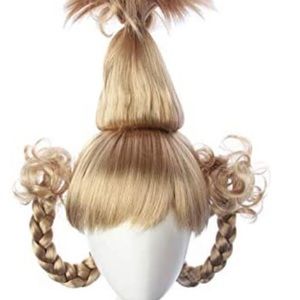 Cindy Lou Who Blonde Braided Cosplay Wig